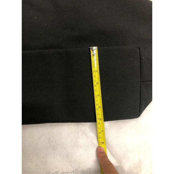 Jimmy Choo Parfums Black Nylon Leopard Double Handles Tote Bag Purse - Picture 12 of 13